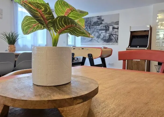 Apartament L'arcade Grand 10 Pers-400m Du Sanctuaire 3 2 Sdb Arcade Baby Foot Lourdes